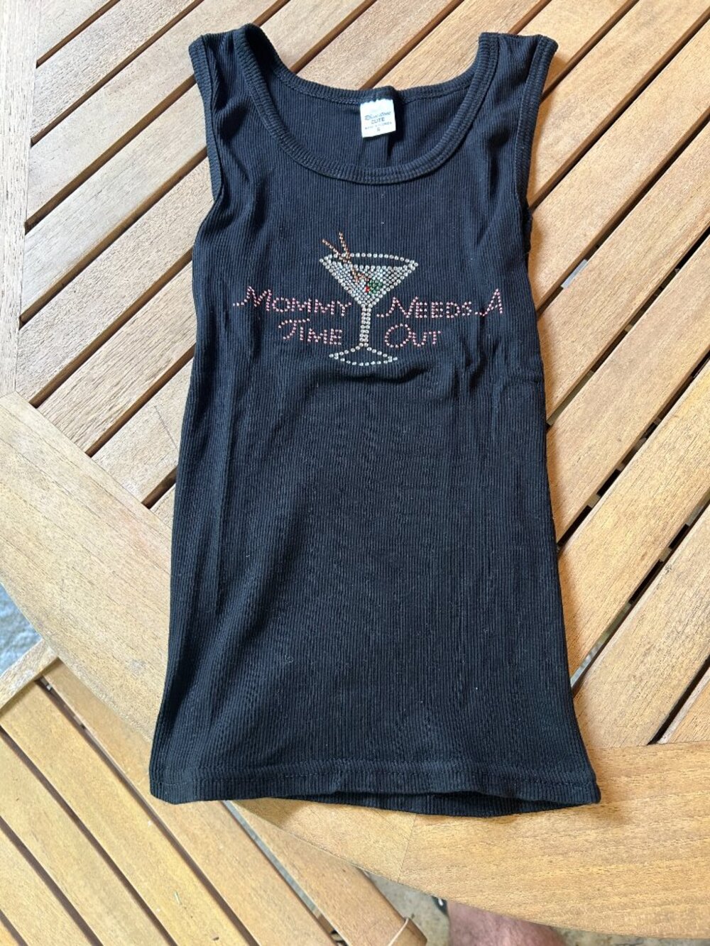 Ladies Rhinestone Cute Halter Top – Small